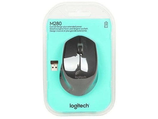 Мышь беспроводная Logitech M280 Black